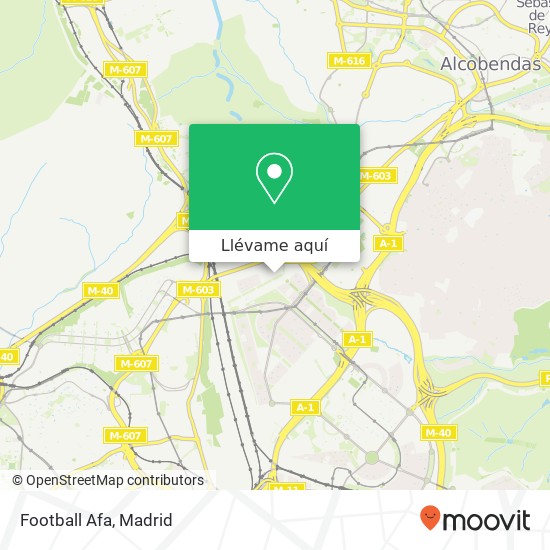 Mapa Football Afa