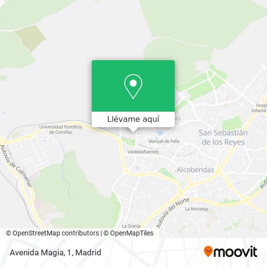 Mapa Avenida Magia, 1