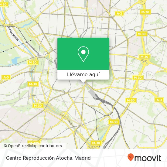 Mapa Centro Reproducción Atocha