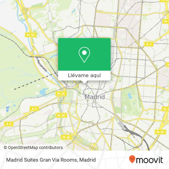Mapa Madrid Suites Gran Via Rooms