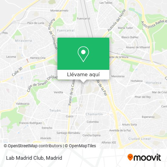 Mapa Lab Madrid Club