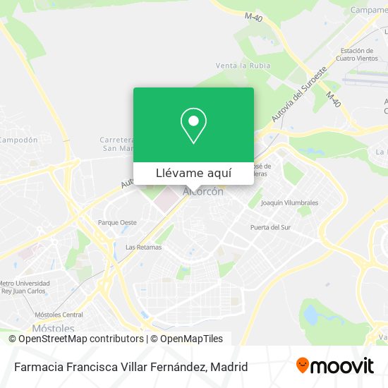 Mapa Farmacia Francisca Villar Fernández