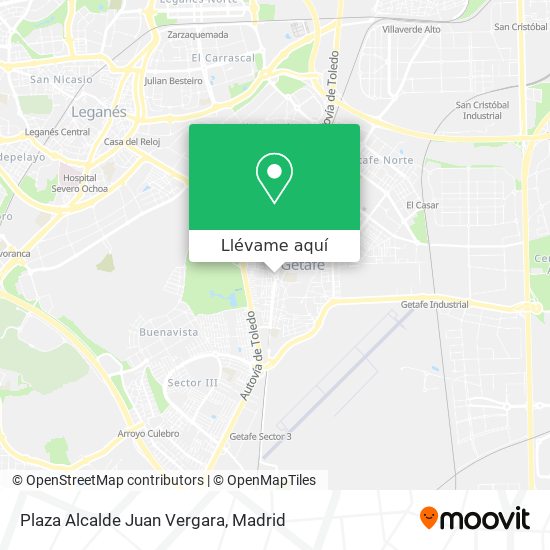 Mapa Plaza Alcalde Juan Vergara