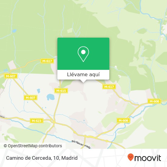 Mapa Camino de Cerceda, 10