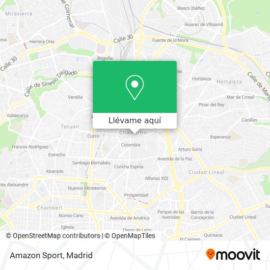 Mapa Amazon Sport