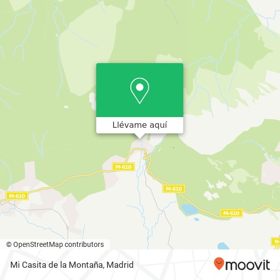 Mapa Mi Casita de la Montaña