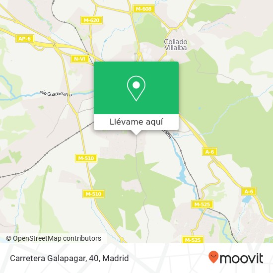 Mapa Carretera Galapagar, 40