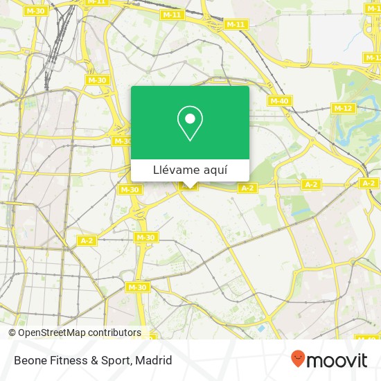 Mapa Beone Fitness & Sport