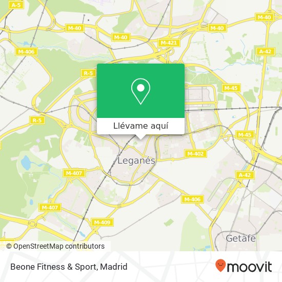 Mapa Beone Fitness & Sport
