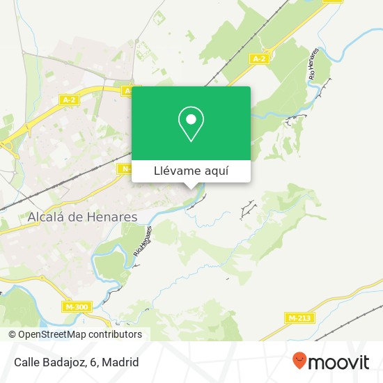 Mapa Calle Badajoz, 6