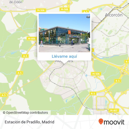 Mapa Estación de Pradillo