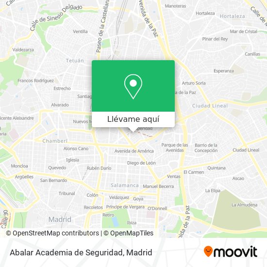 Mapa Abalar Academia de Seguridad