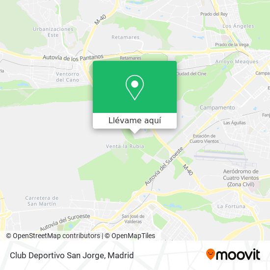 Mapa Club Deportivo San Jorge