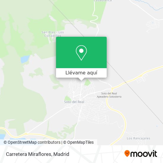Mapa Carretera Miraflores
