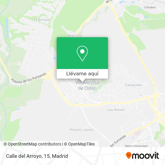 Mapa Calle del Arroyo, 15