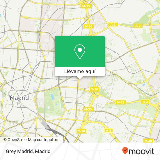 Mapa Grey Madrid