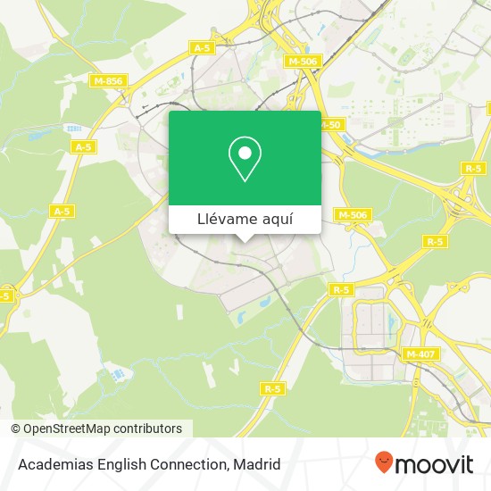 Mapa Academias English Connection