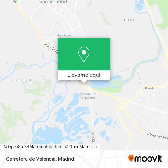 Mapa Carretera de Valencia