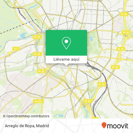 Mapa Arreglo de Ropa