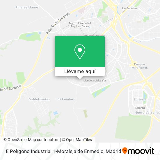 Mapa E Polígono Industrial 1-Moraleja de Enmedio