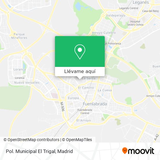 Mapa Pol. Municipal El Trigal