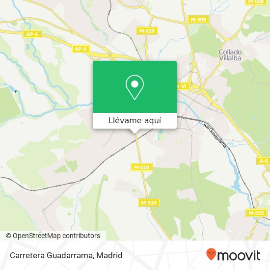 Mapa Carretera Guadarrama