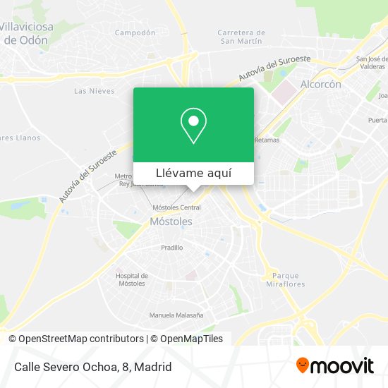 Mapa Calle Severo Ochoa, 8