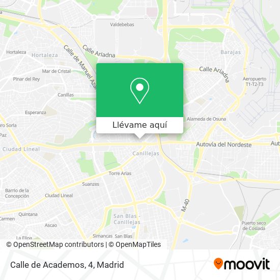 Mapa Calle de Academos, 4