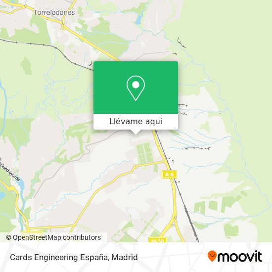 Mapa Cards Engineering España