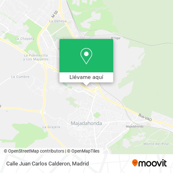 Mapa Calle Juan Carlos Calderon