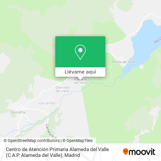 Mapa Centro de Atención Primaria Alameda del Valle (C.A.P. Alameda del Valle)