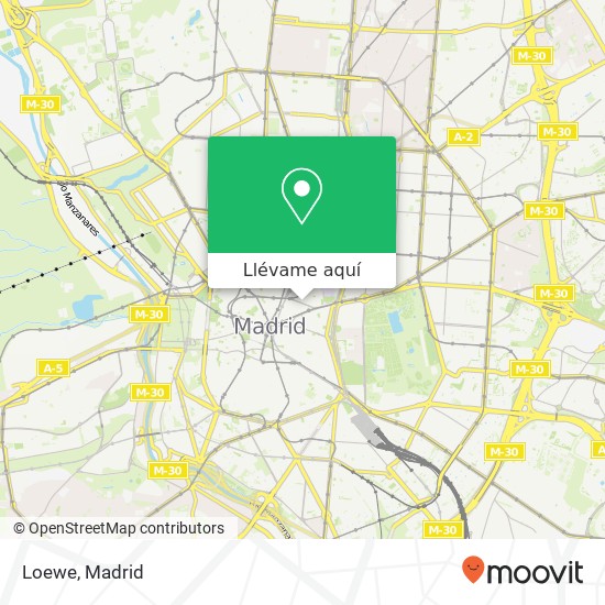 Mapa Loewe