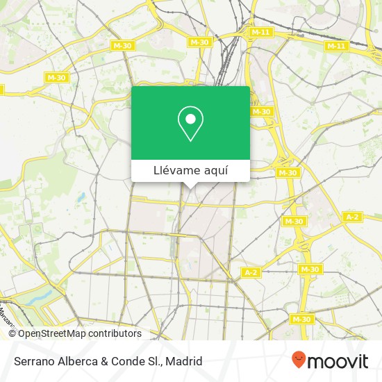 Mapa Serrano Alberca & Conde Sl.