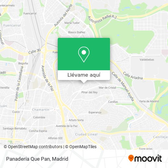 Mapa Panadería Que Pan