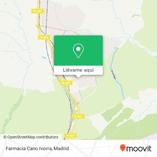 Mapa Farmacia Cano Ivorra