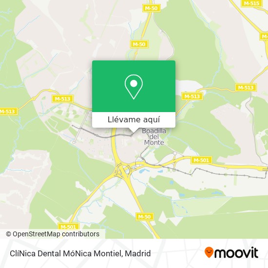 Mapa ClíNica Dental MóNica Montiel