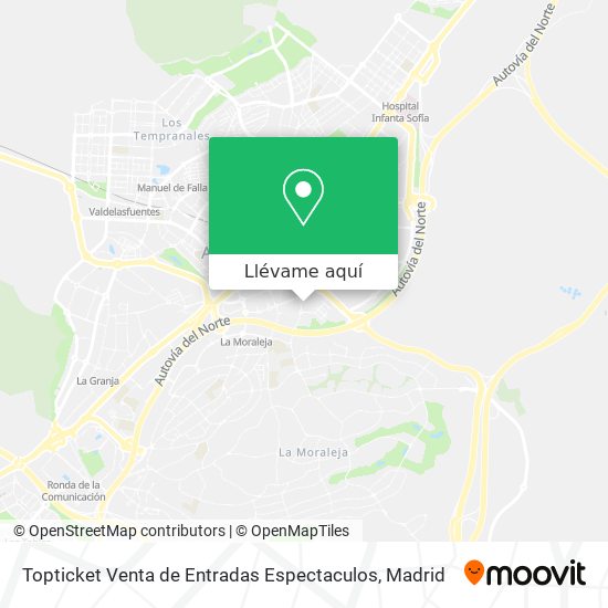 Mapa Topticket Venta de Entradas Espectaculos