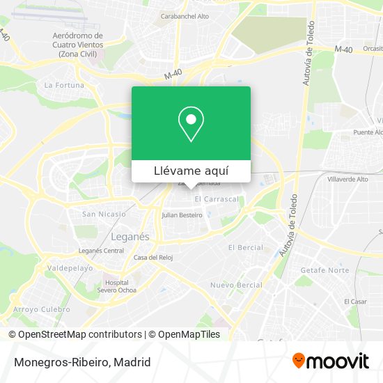 Mapa Monegros-Ribeiro