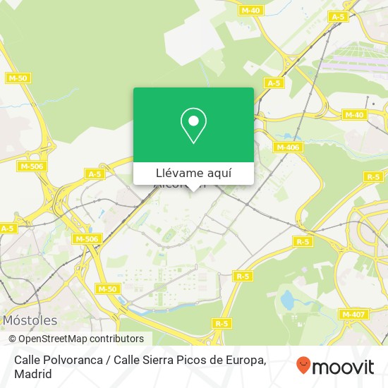 Mapa Calle Polvoranca / Calle Sierra Picos de Europa
