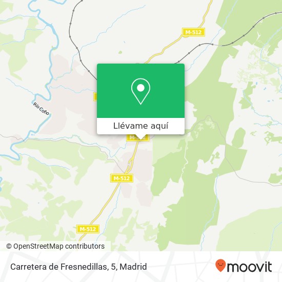 Mapa Carretera de Fresnedillas, 5