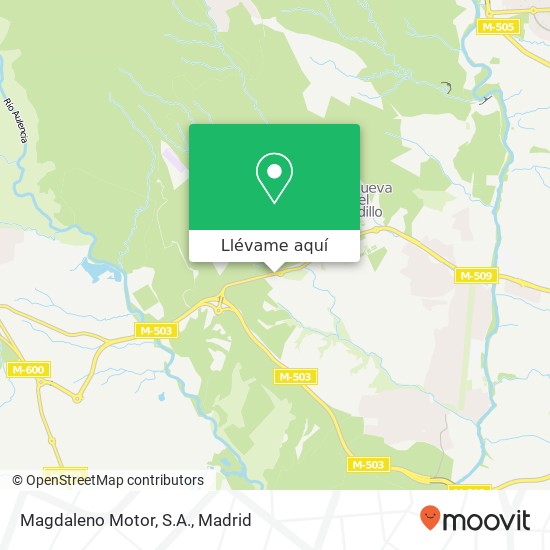 Mapa Magdaleno Motor, S.A.