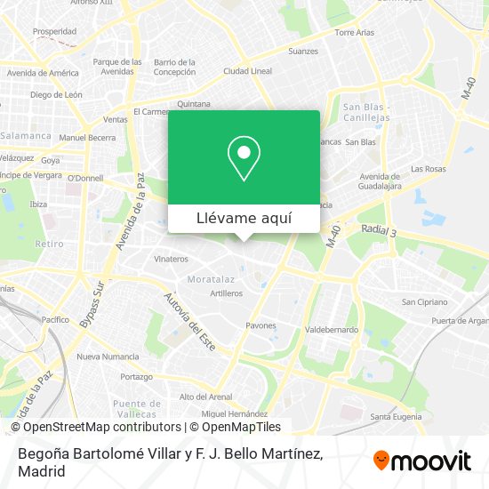 Mapa Begoña Bartolomé Villar y F. J. Bello Martínez