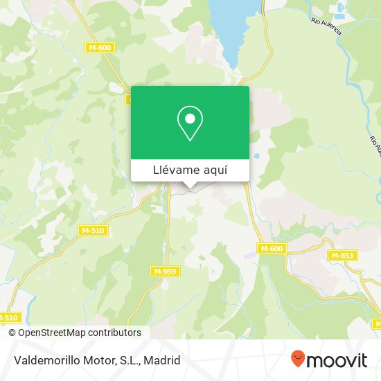 Mapa Valdemorillo Motor, S.L.