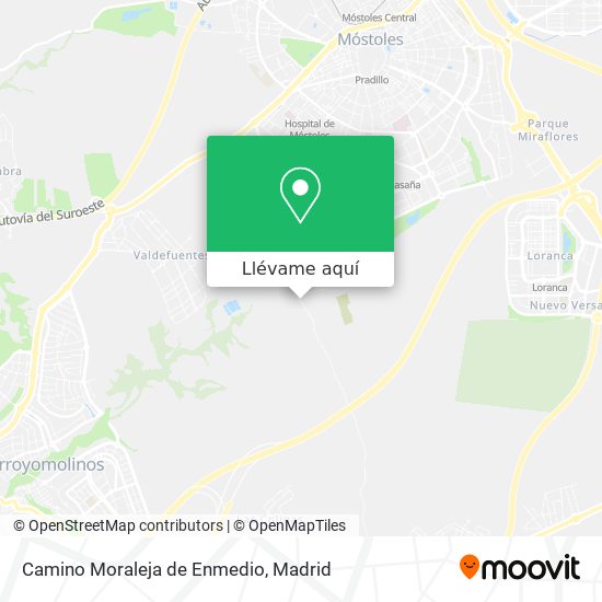 Mapa Camino Moraleja de Enmedio