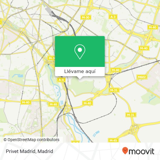 Mapa Privet Madrid