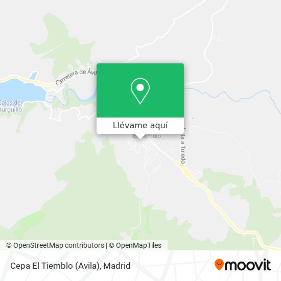 Mapa Cepa El Tiemblo (Avila)