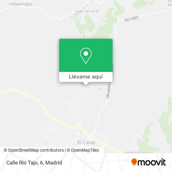 Mapa Calle Río Tajo, 6