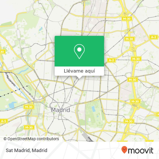 Mapa Sat Madrid