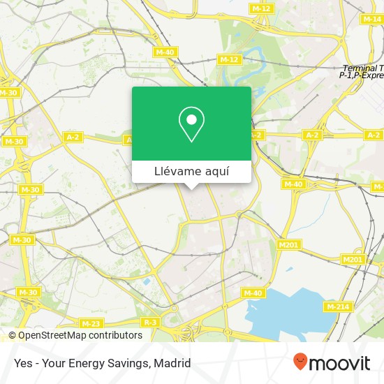 Mapa Yes - Your Energy Savings