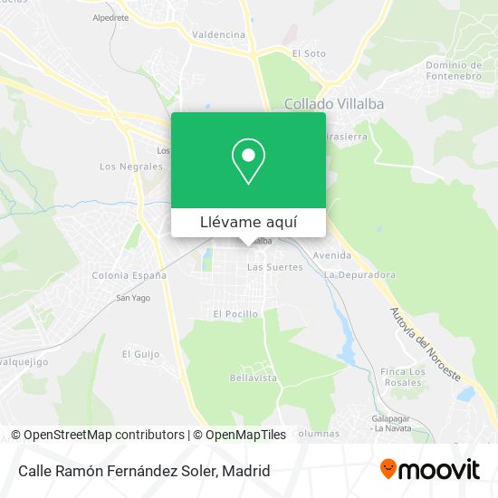 Mapa Calle Ramón Fernández Soler